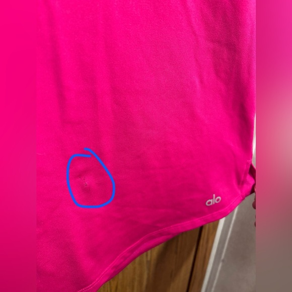 ALO Yoga Charmed Tennis Dress in Magenta Crush - Picture 9 of 9